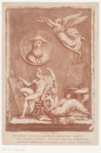Allegorie op kunstenaar Francesco Mazzoli, bekend als Parmigianino