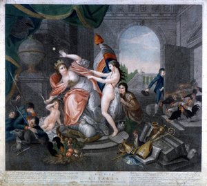 De Franse Republiek die Italië berooft (BONNET PHRYGEN) of 
