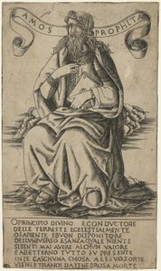 De profeet Amos door Francesco Rosselli