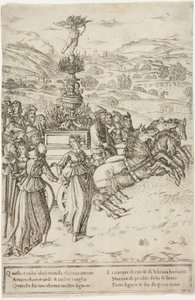 De Triomf van de Liefde door Francesco Rosselli