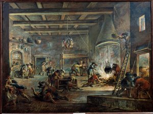 Plundering van een boerderij door Francesco Simonini