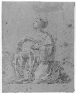 Knielende vrouw door Francesco Solimena