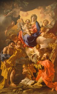 Madonna en Kind tussen St. Petrus en St. Paulus