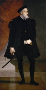 Portret van keizer Karel V door Francesco Terzio