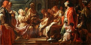 Studie voor Sint Mattheüs die de Zoon van de Koning van Ethiopië Opwekt