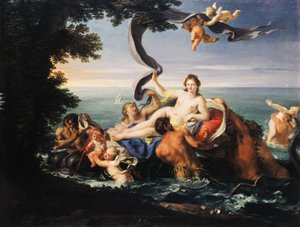 Triomf van Galatea door Francesco Trevisani