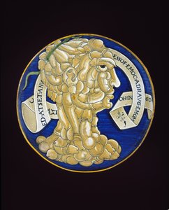 Schaal met een samengesteld hoofd van penissen, ca. 1536