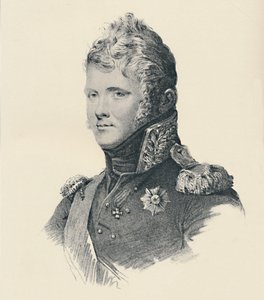 Alexander I, Keizer van Rusland, ca. 1800, 1896 door Francesco Vendramini