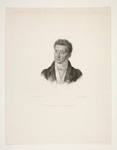 Portret van Raphael Morghen door Francesco Vendramini