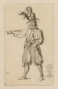 Jean le Grott van Luzern, lijfwacht van de paus, 1613