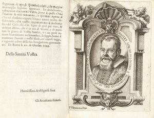 Portret van Galileo Galilei