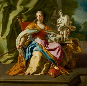 Allegorie van de adel van de Orde van Malta, 1747 door Francesco de Mura