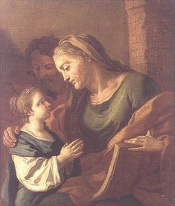 Sint Anna onderwijst het Christuskind