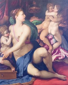 Allegorie van Liefdadigheid door Francesco de Rossi Salviati Cecchino