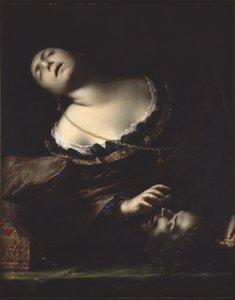 Herodias met het hoofd van de Doper, 1633-35 door Francesco del Cairo