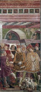 Allegorie van april, detail met Borso d