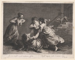 Vechtende vrouwen (Vechtende vrouwen) door Francesco del Pedro