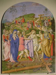 Jezus wordt van zijn kleren ontdaan door Francesco di Giorgio (attr. to) Martini