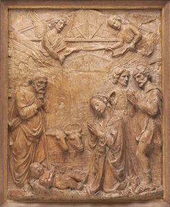 De aanbidding van de herders door Francesco di Simone Ferrucci