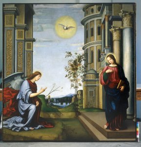 Aankondiging, 1505 door Francia