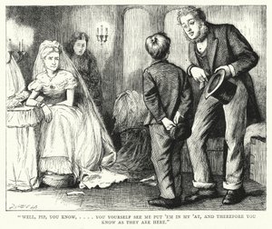 Illustratie voor Great Expectations door Charles Dickens