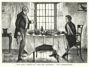 Illustratie voor Great Expectations door Charles Dickens (gravure) door Francis Arthur Fraser