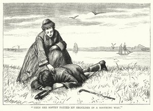 Illustratie voor Great Expectations door Charles Dickens (gravure)