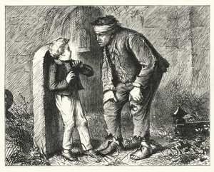 Illustratie voor Great Expectations door Charles Dickens door Francis Arthur Fraser