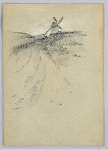 Een Windmolen door Francis Augustus Lathrop