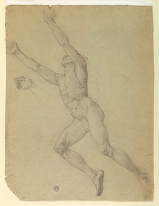 Figurenstudie voor Diana en haar gevolg tussen de sterrenbeelden door Francis Augustus Lathrop
