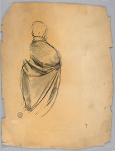 Figuur met draperie door Francis Augustus Lathrop