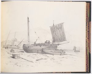 Vissersboten door Francis Augustus Lathrop