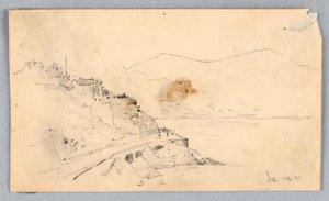Italiaanse kuststad door Francis Augustus Lathrop