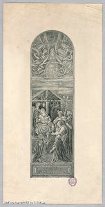 Herdenkingsraam voor Harriet M. Crall door Francis Augustus Lathrop