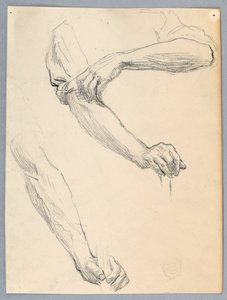 Studies van armen door Francis Augustus Lathrop