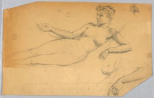 Studie van Naaktfiguur
