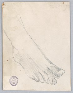 Studie van Rechtervoet door Francis Augustus Lathrop