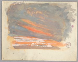 Studie van wolken, Rome, Italië