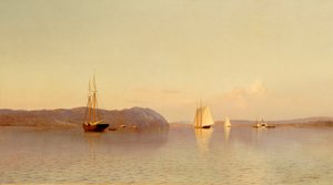 Laat in de middag, Haverstraw Bay