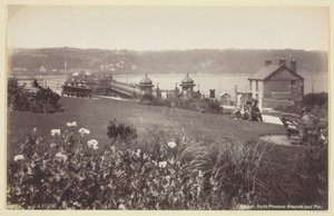Bangor, Garth Pleasure Grounds en Pier door Francis Bedford