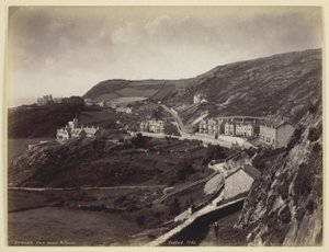 Barmouth, van boven Bellevue door Francis Bedford