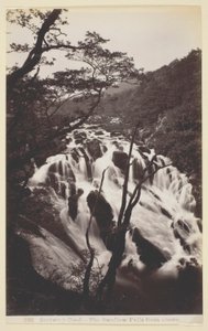 Bettw-s-y Coed, De Zwaluw Watervallen van Boven door Francis Bedford