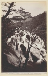 Bettws-y Coed, De Zwaluw Watervallen van Boven, 1860-94 door Francis Bedford