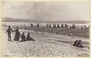 Pensarn Strand, 1860-94 door Francis Bedford