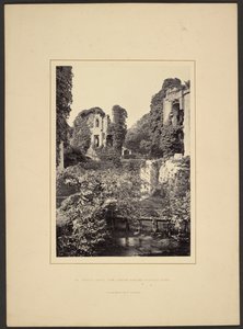 Kasteel van Raglan, uitzicht in de richting van Fountain Court door Francis Bedford