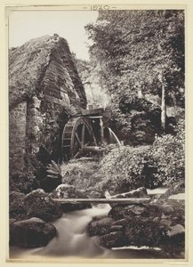 Zonder titel [watermolen], 1860-94 door Francis Bedford