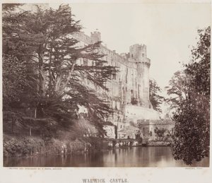 Warwick Castle, c.1857 (albumine print) door Francis Bedford