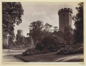 Warwick Castle, vanaf de buitenplaats door Francis Bedford