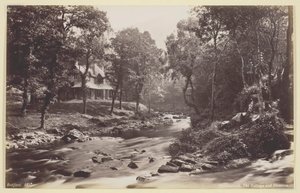 Watersmeet, Het Huisje en Stroompjes, 1860-94 door Francis Bedford