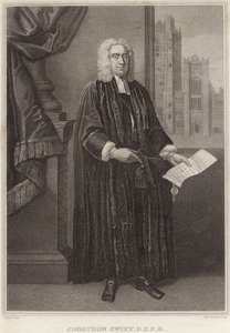 Portret van Jonathan Swift door Francis Bindon